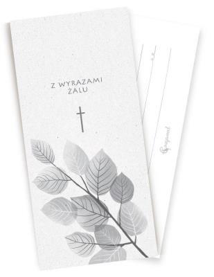 Opakowanie Koperta upominkowa z kartką Z wyrazami żalu