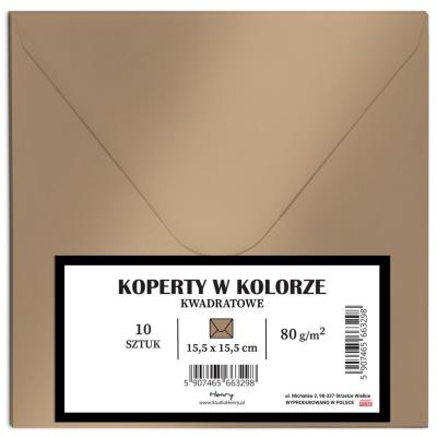 Opakowanie Koperty KW złote 10szt