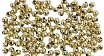 Opakowanie Koraliki 6 mm złote