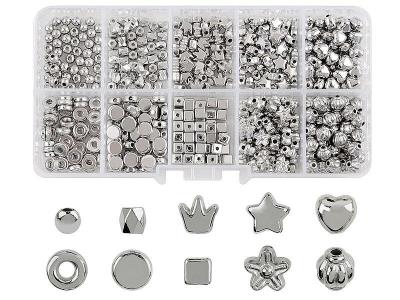 Opakowanie Koraliki DIY srebrne