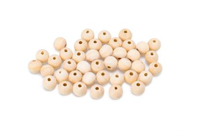 Opakowanie Koraliki drewniane naturalne 10mm