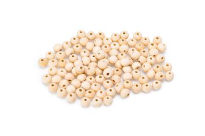 Opakowanie Koraliki drewniane naturalne 7mm