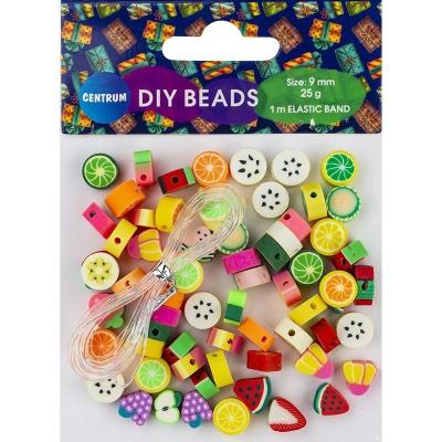 Opakowanie Koraliki owoce akrylowe 9mm 81422