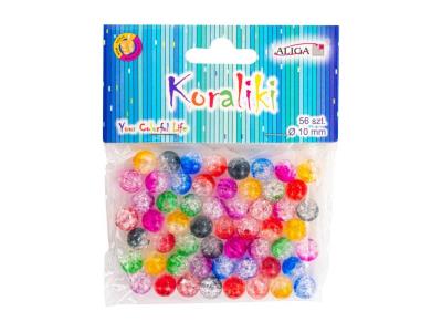 Opakowanie Koraliki plastikowe 10mm 56szt