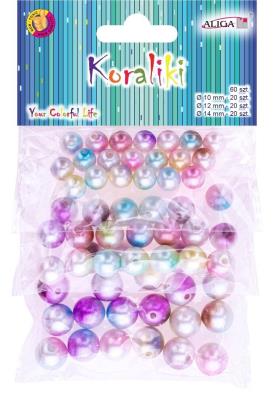 Opakowanie Koraliki plastikowe 60szt