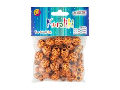 Opakowanie Koraliki plastikowe 60szt
