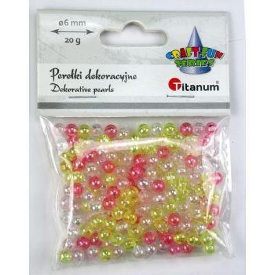 Opakowanie Koraliki plastikowe 6mm 20g