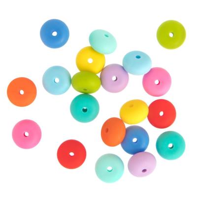 Opakowanie Koraliki silikonowe vibrant rainbow 20szt