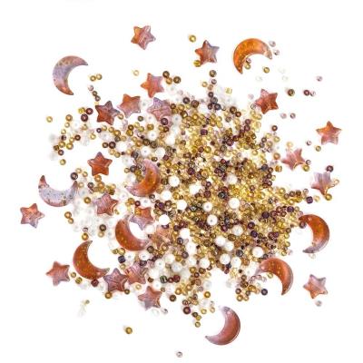 Opakowanie Koraliki szklane galaxy ombre 40g