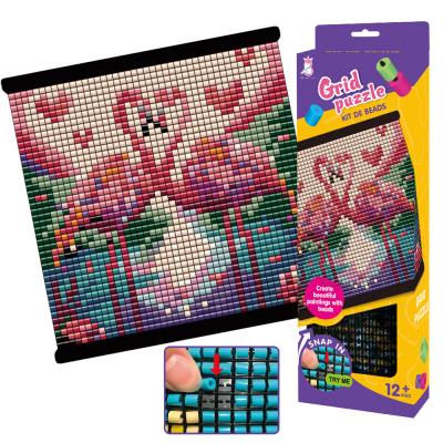 Opakowanie Koralikowy obraz Flamingi