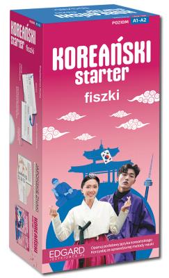 Koreański. Starter. Fiszki. Autor: Opracowanie zbiorowe. SmakLiter.pl Okładka książki Koreański. Starter. Fiszki