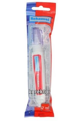 Opakowanie Korektor z metalową końcówką 7ml