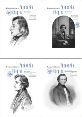 Korespondencja Fryderyka Chopina. Tom 3, część 1-4. 1839-1849. Wydawca: Wydawnictwa Uniwersytetu Warszawskiego. SmakLiter.pl Opakowanie Korespondencja Fryderyka Chopina. Tom 3, część 1-4. 1839-1849