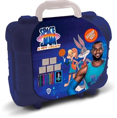 Kosmiczny Mecz - pieczątki travel set. Wydawca: Multiprint. SmakLiter.pl Opakowanie Kosmiczny Mecz - pieczątki travel set