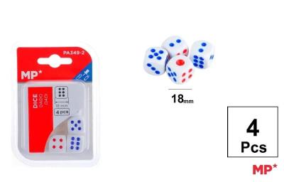 Opakowanie Kostka do gry 18mm 4szt