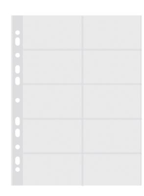 Koszulki na wizytówki A4 DONAU PP. Wydawca: Donau. SmakLiter.pl Opakowanie Koszulki na wizytówki A4 DONAU PP