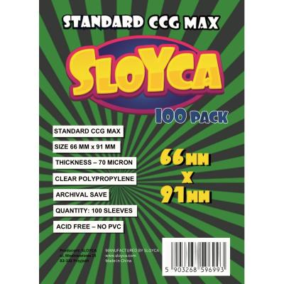 Opakowanie Koszulki Standard CCG MAX 66x91mm (100szt) SLOYCA