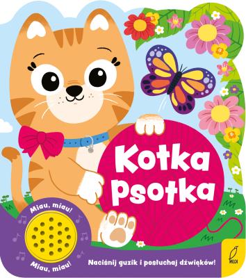 Okładka książki Kotka psotka. Książeczka dźwiękowa