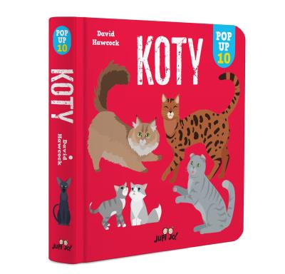 Koty. Autor: Hawcock David. SmakLiter.pl Okładka książki Koty