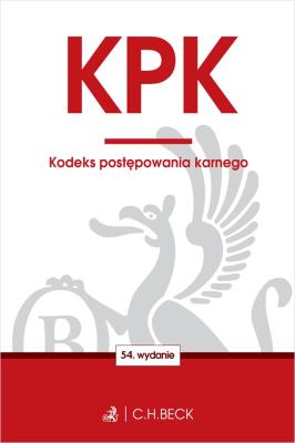 Okładka książki KPK. Kodeks postępowania karnego wyd. 54