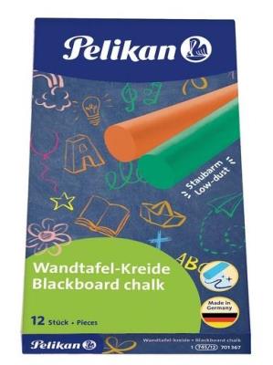 Opakowanie Kreda bezpyłowa 12 kolorów PELIKAN