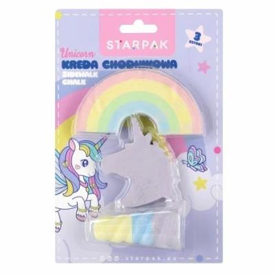 Opakowanie Kreda chodnikowa Unicorn 3szt