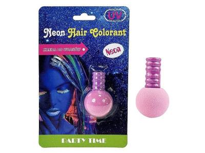 Opakowanie Kreda do malowania włosów UV różowa