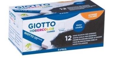 Opakowanie Kreda kwadratowa biała (12szt) GIOTTO