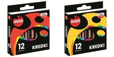Opakowanie Kredki 12 kolorów MONA