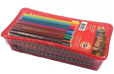 Kredki akwarelowe w koszyku 72 kolory. Wydawca: Koh-I-Noor. SmakLiter.pl Opakowanie Kredki akwarelowe w koszyku 72 kolory
