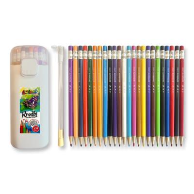 Opakowanie Kredki automat 24 kolory + temperówka PENMATE