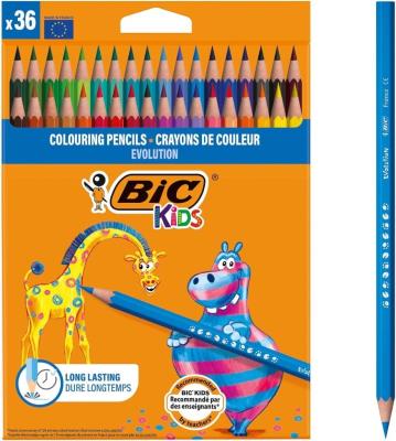 Kredki drewniane Kids Smooth ECO 36szt BIC. Wydawca: Bic. SmakLiter.pl Opakowanie Kredki drewniane Kids Smooth ECO 36szt BIC