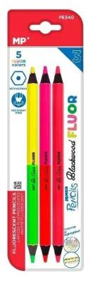 Opakowanie Kredki dwukolorowe 5 kolorów 3szt