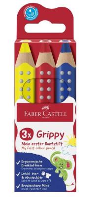 Opakowanie Kredki Grippy 3 kolory FABER CASTELL