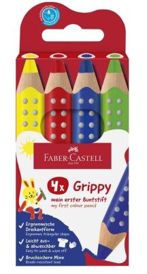 Opakowanie Kredki Grippy 4kol FABER CASTELL