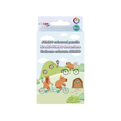 Opakowanie Kredki Jumbo Kapibara grafit 8mm 6szt