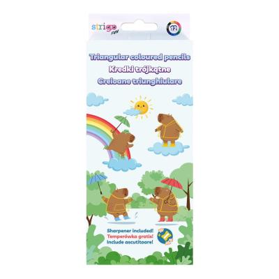 Opakowanie Kredki ołówkowe 12szt + temperówka Kapibara