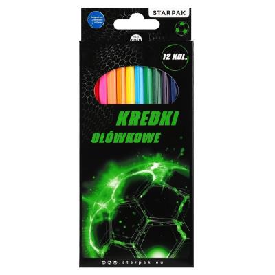 Opakowanie Kredki ołówkowe Football 12kol