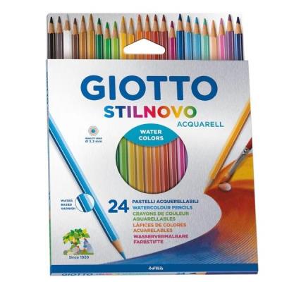 Opakowanie Kredki Stilnovo Aquarell 24 kolory GIOTTO