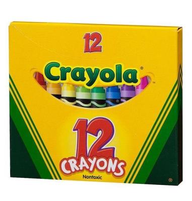 Opakowanie Kredki świecowe bezpieczne 12 kolorów CRAYOLA