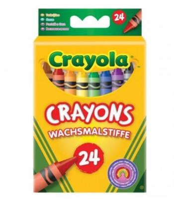 Okładka książki Kredki świecowe bezpieczne 24 kolory CRAYOLA