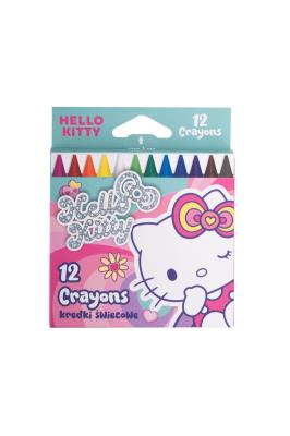Opakowanie Kredki świecowe Hello Kitty Pink 12 kolorów