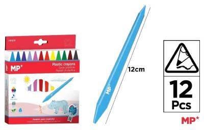 Opakowanie Kredki woskowe dwustronne 12 kolorów