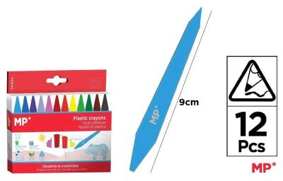 Opakowanie Kredki woskowe dwustronne 12 kolorów