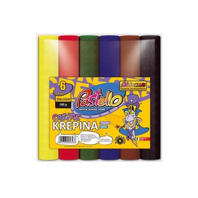 Opakowanie Krepina 20x250cm 180g 6 kolorów