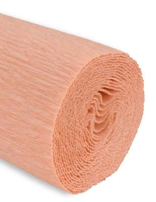 Krepina 50x250cm 180g brzoskwiniowa. Wydawca: Alfa Pastello. SmakLiter.pl Opakowanie Krepina 50x250cm 180g brzoskwiniowa