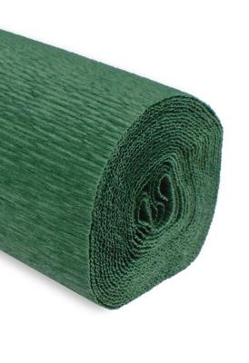 Krepina 50x250cm 180g ciemna zielona. Wydawca: Alfa Pastello. SmakLiter.pl Opakowanie Krepina 50x250cm 180g ciemna zielona