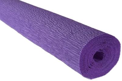 Krepina 50x250cm 180g fioletowa. Wydawca: Alfa Pastello. SmakLiter.pl Opakowanie Krepina 50x250cm 180g fioletowa