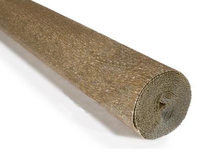 Opakowanie Krepina 50x250cm 180g metalizowana złota jasna