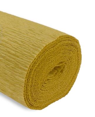 Krepina 50x250cm 180g musztardowa. Wydawca: Alfa Pastello. SmakLiter.pl Opakowanie Krepina 50x250cm 180g musztardowa